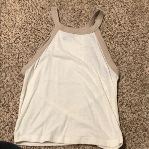 High neck tank top.